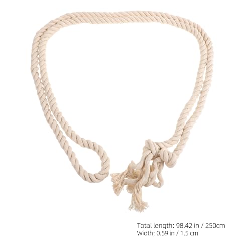 YARNOW Medieval Style Braided Rope Belt for Pastors Versatile and Long Waist Belt for Men and Women for Costumes Parties and Everyday Wear Vintage Fashion2