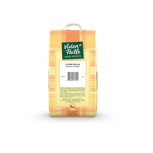 Harina de Maíz VIVIEN PAILLE – Bolsa de 5 kg | Harina para Tortillas, Polenta, Panes y Recetas Gourmet