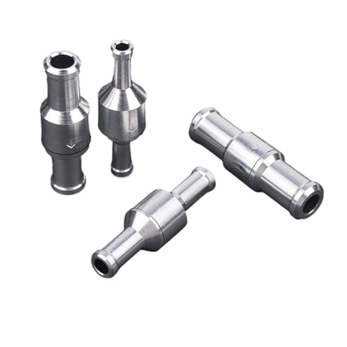 Válvula de retención unidireccional de aluminio 6mm que evita el retorno de diésel y gasolina
