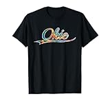 Okie Oklahoma State Tie Dye Vintage Varsity Camiseta