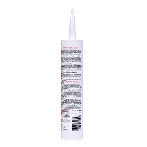 Oatey 30241 10 oz. Flexible Tub-N-Tile Caulk Blanco miniatura 2