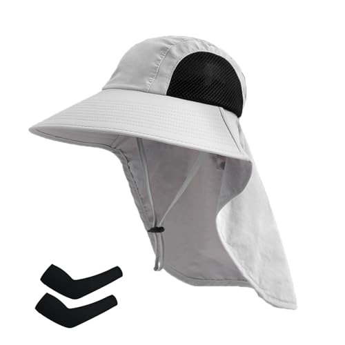 Image of Sun Hat for Men Women with Neck Flap,UPF 50+ UV Protection Fishing Hat