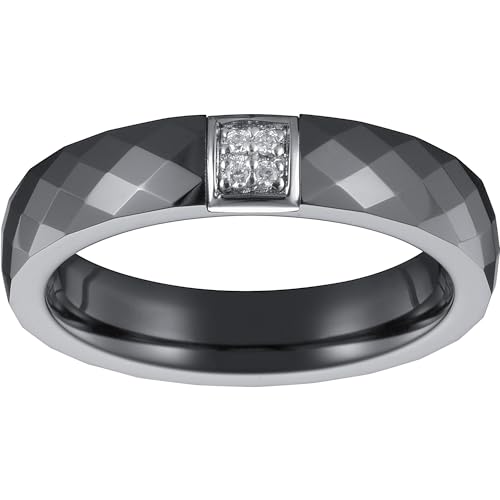 Bague Alana en Argent avec oxyde de zirconium blanc - Phebus Ceranity