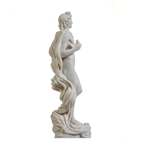 Estatua griega Apolo dios de la música y poesía de alabastro 23 cm miniatura 7