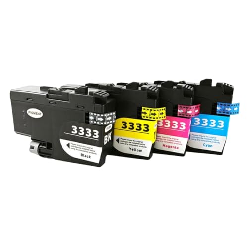 Cartouche d'encre LC3333 compatible DCP-J1100DW et MFCJ1300DW avec encre à colorant