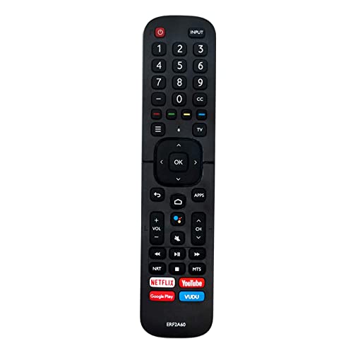 ERF2A60 Voice Replaced Remote Control Fit for Hisense Smart TV H8F H9F Series 65H8030F 65H8050F 65H9F 65H9F1 65Q9809 65H8090F 65H8809 65H8F