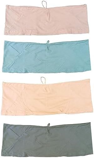 KRISHANA EXPORT STORE Kachera Multicolored Cotton Undergarments - Pack of 4, Solid Color, Unisex