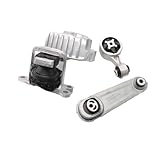 HLBTK 112105HA0A 113604BA0B A4367 A4376 3PCS Engine Motor Mount and Torque Strut Mount Set Fits for Nissan Rogue 2014 - 2020 X-Trail 2014 - 2019, Renault Koleos 2017 - 2019 2.5L