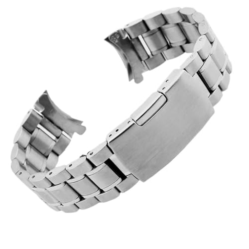 Bracelet de montre acier de qualité supérieure à maillons robustes et boucle pliable