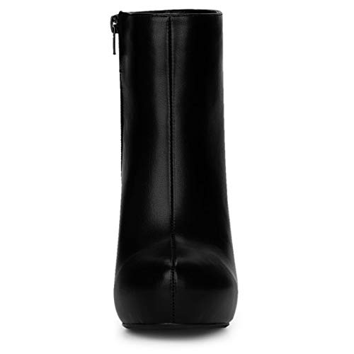 Allegra K Women's Platform Chunky Heel Ankle Boots3