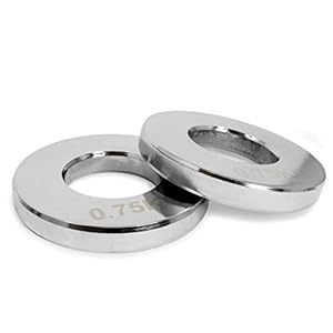 BodyRip 2″ Olympic Steel Fraction Weight Plates | Chrome, Low Weights, Barbell, Dumbbell, Gym Equipment | Training, Fitness, Exercise, Strength, Workout, Fat Loss | Choose Weight