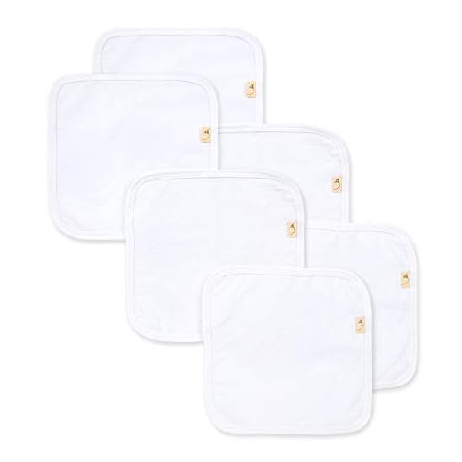 Burt's Bees Baby Washcloths, Absorbent Knit Terry, Super Soft 100% Organic Cotton