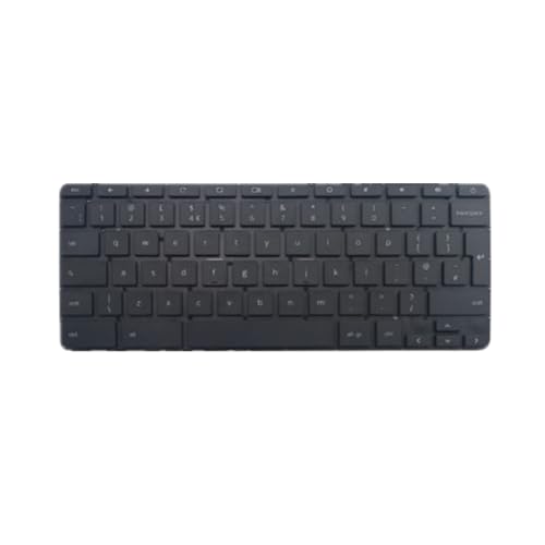 Teclado HP Chromebook 15-de con respuesta elástica precisa layout UK English negro