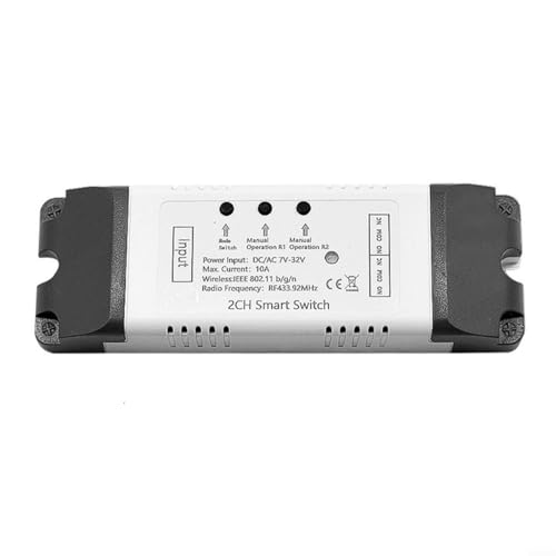 URPIZY Per Tuya Smart WLAN apriporta del garage telecomando AC/DC 7 – 32 V, compatibile con assistenti vocali funzione timer