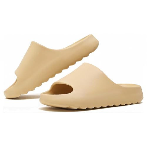 Cloud Slides Unisex, Platform Pillow Slippers Women, Sandals Men With Thick EVA Sole, Lightweight Soft Open Toe Shower Shoes Indoor Outdoor