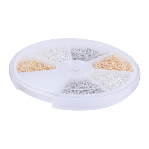 Alipis Tornillos de de Oveja Tornillos con Autoenroscante y Ganchos para Manualidades Joyería y Colgar Objetos el Hogar