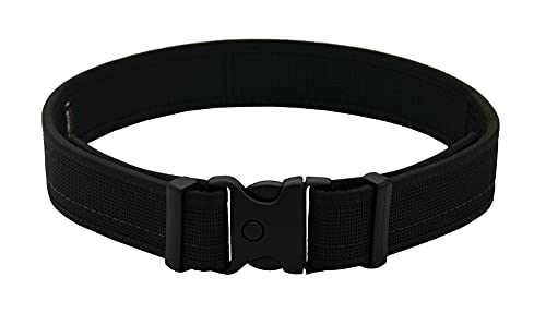 Uncle Mike's Kodra Nylon Web Ultra Duty Belt without Hook and Loop Lining (Medium, Black)