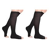 [チャーメイクボディ] 着圧ソックス レディース ハイソックス 22-25cm 寝る時 昼夜兼用 妊婦 機内 整骨院監修 ( フリー , おやすみ2足組 )