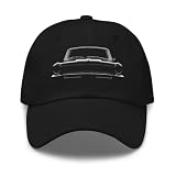 1967 Chevy Nova Dad Hat – Classic Muscle Car Silhouette Cap for Car Enthusiasts Black