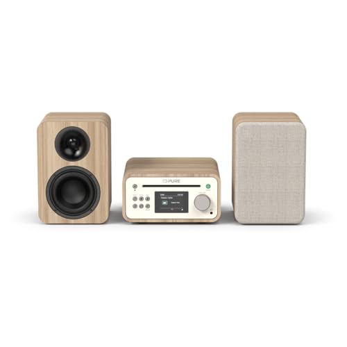 Compatto HI FI Pure 254591 CLASSIC Stereo Mini Bluetooth Cotton White