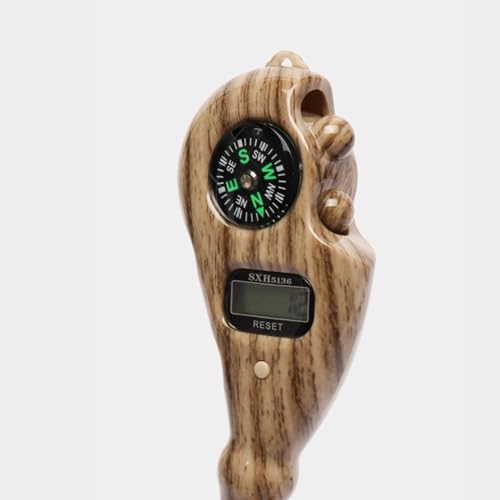 Image of Digital Tally Counter with Compass naam jap Counter Finger Counter for Pooja Meditation Prayer Japa Mala (Brown)