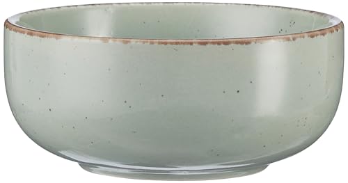 Image of The Earth Store Glossy Mint Marble 580ml Each Ceramic Bowls Set of 2 for Serving Snacks, Pasta, Noodle, Maggi, Cereal Microwave Safe Serving Bowl Set | Perfect for Gifting, Daily Use