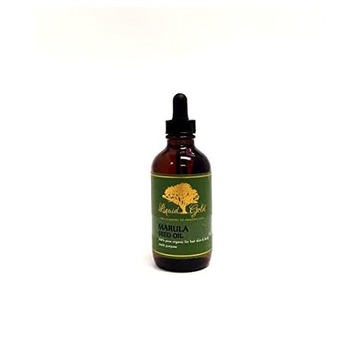 4 Fl.oz GLASS BOTTLE Premium Liquid Gold Marula Oil Pure & Organic Skin Hair Nails Health Care with dropper
