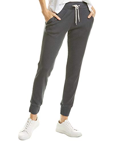 Monrow Women's Sweatpant, Vintage Black, L