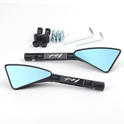 Espejos universales para motocicleta Yamaha FZ1 de 8mm 10mm retrovisores de aluminio