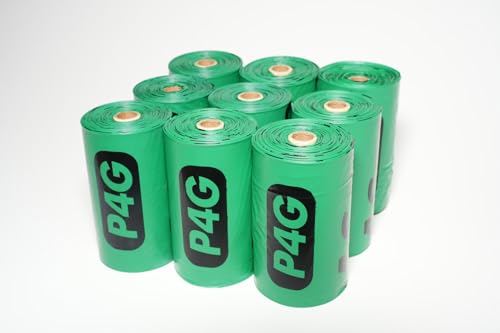 Image of 100% Certified Home Compostable Poop Bags (135 Count 9 Rolls), Plant Based, Extra Thick (20 Micron), Leak Proof, Unscented Standard Size 9 X 13'', ASTM D6400 & EN 13432 Compliant, In Box