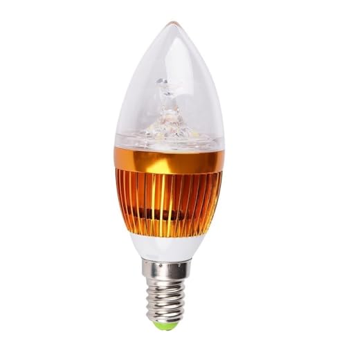 Ampoules LED bougie E14 3W sans scintillement lot de 50 pièces