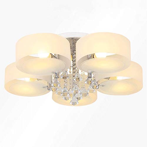 Lustres Eclairage de plafond éclairage plafond Lustre durable Cristal Plafond Lampe De Salon Couleur Assombrissant Aluminium Acrylique Haute Luminosité Lustre À La Maison Lustres plafonnier