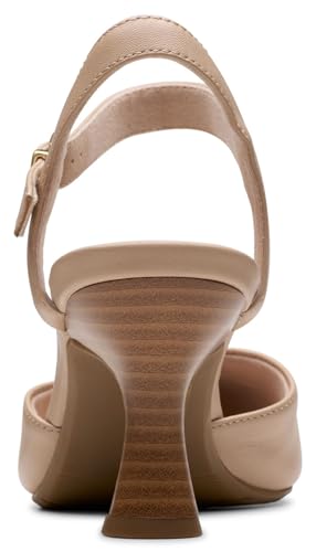 Clarks Clarks Women's Kataleyna Cora Pump, Beige Leather, 8.5 M US