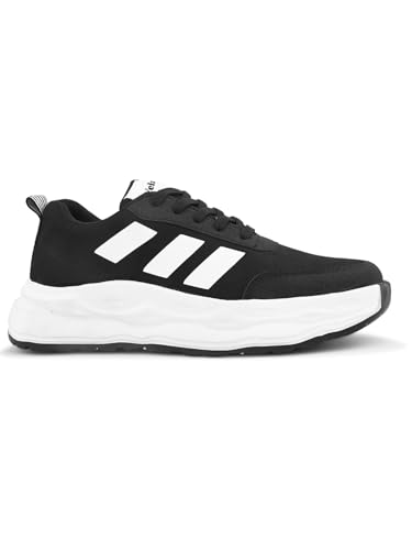 Image of Black Casual Sneakers for Men(AVR25)