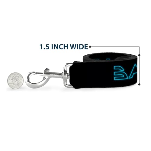 Leash Sheldon Bazinga Black Blue Glow sangle robuste de 0,5 pouce