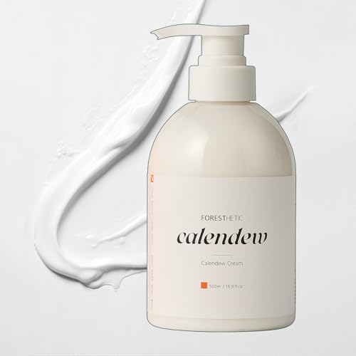 THE PLANT BASE Calendew Professional Aesthetic Massage Cream – 500ml Spa Size, High-Glide Barrier...