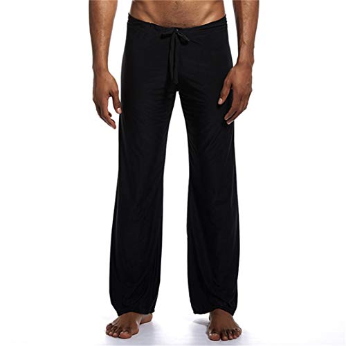 LHHA Pantalon de nuit pour homme Pantalon de détente doux Pantalon de pyjama haut Bas Loungewear Cover