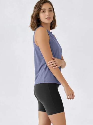 Image of ODODOS Women's Performance Tank Ultra Soft odSTRATUM Tech Sleeveless Tee Shirts High Crew Neck Pullover Top