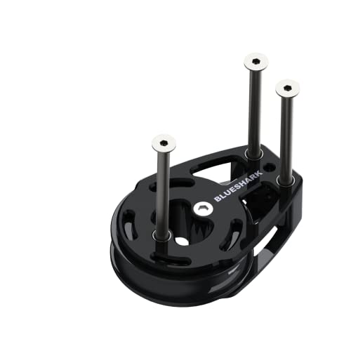 Blue Shark: 57mm Single Cheek/Foot Aluminum Sailing Block Choose Quantity (1-Pack) 2325