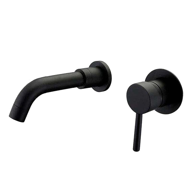 VALAZ Robinet Salle Bain Mural | Mitigeur Lavabo, Mélangeur Eau Froide et Chaude, Pas de Fuites, Installation Facile et Rapide | Laiton, Inoxydable,...