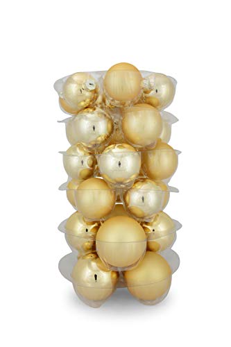 Riffelmacher 69582 - Palle di Natale in vetro, 31 pezzi, colore: Oro