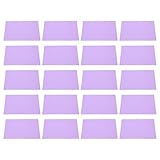 TYTOGE 20 Stück Einband-Präsentationshüllen, Mattierte, Abnehmbare Papiereinbandhüllen aus Kunststoff für Geschäftsberichte, Vorschläge, Dokumente (Lila)