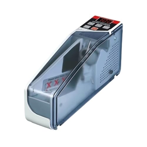 POAHNCU Caja registradora Máquina Contadora De Dinero Electrónica, Contador Billetes Multinacional, Portátil, Mini, Pequeño, para Negocios/minorista/Restaurante