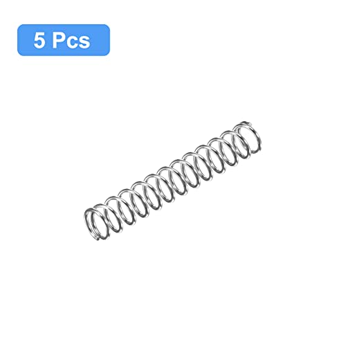 Image of uxcell 5Pcs Compression Spring 304 Stainless Steel 7mmOD,0.8mmWD,35mmFL
