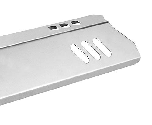 Rejekar Sh1591 Stainless Steel Heat Plate For Gas Grill Dyna Glo Dgf493Bnp, Uniflame Gbc1059Wb, Backyard By13-101-001-13, Better Home&Garden, 15 Inch Heat Shield Tent Flame Tamer Burner Cover #TOP3
