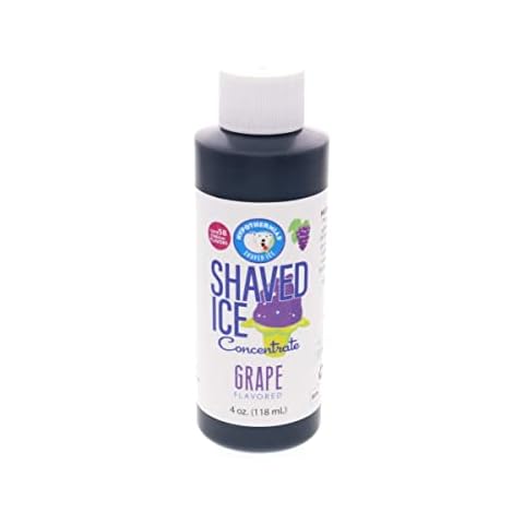 Grape Shaved Ice and Snow Cone Flavor Concentrate Cover