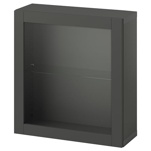 Étagère murale BESTÅ grise meuble de rangement porte Sindvik