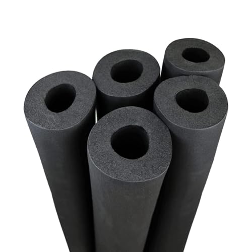 Outdoor Antifreeze Insulation Pipes Foam Tube, 2.0m Pipe Insulation/Lagging/Cladding, Black Rubber Insulation Hose, Waterproof Retardant, Pipe Cover ID 6-48 mm(ID 34 mm × T 15 mm × L 2.0 m)
