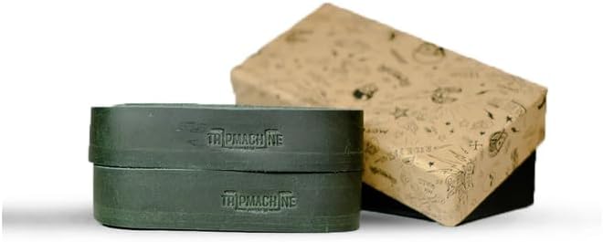 Genuine Leather Handlebar Grip Wraps for Royal Enfield, Harley, Jawa, Triumph, Bajaj, TVS, Honda | Premium Handle Grip Covers | Universal Fit Bike Throttle Wrap Accessories - Forest Green