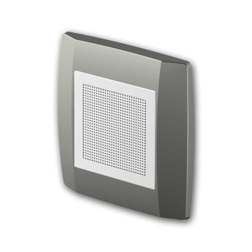 TEM Altavoz Adicional LOGIQ, para Ampliar la Radio empotrada LOGIQ, Funcionamiento Mono, Profundidad de instalación 32 mm, se Entrega con Marco de 1 vía Bold, Titanio